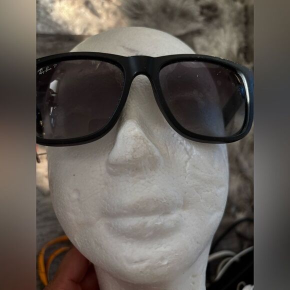 Ray-Ban Polarized Sunglasses Justin Gradient glasses y2k eyewear accessory frame - Picture 1 of 9